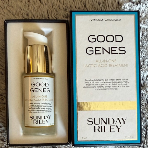 Sunday Riley Other - Sunday Riley Good Genes Lactic Acid Treatment - Gold and White Packaging